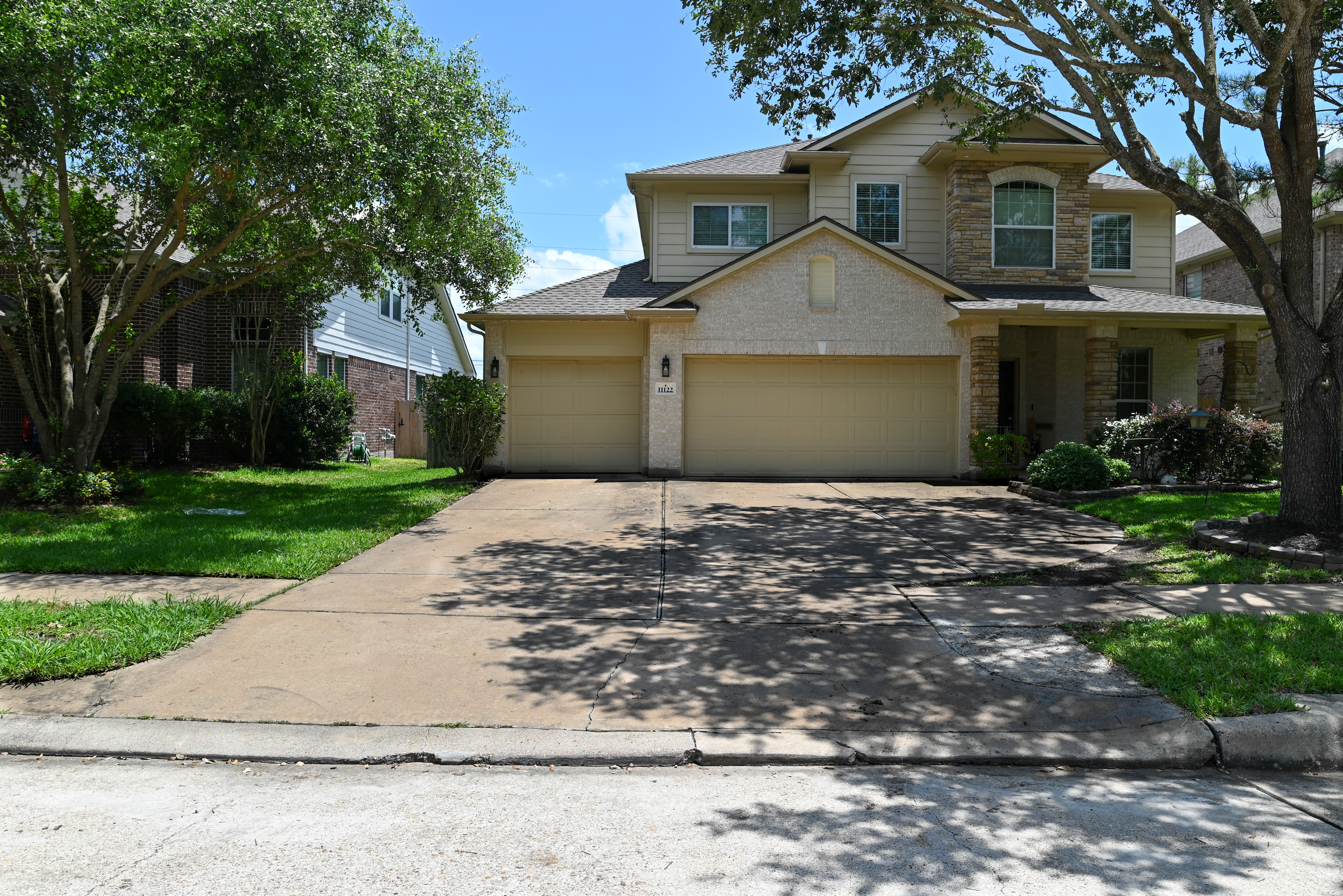 Driveway before